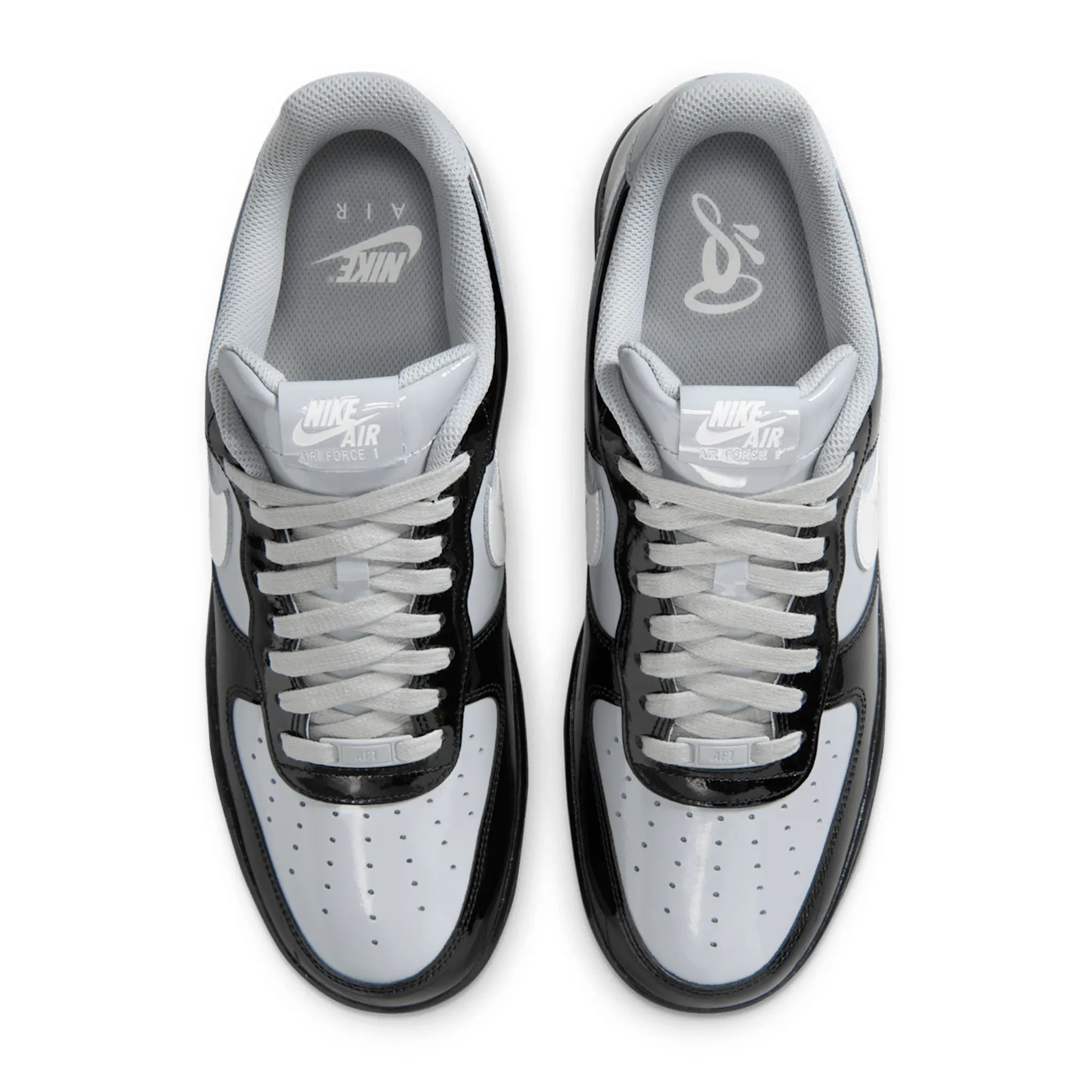 Upper View of Nike Air Force 1 Low x Central Cee x Syna White Smoke Grey